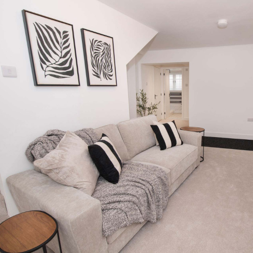 The Malt House living room sofa