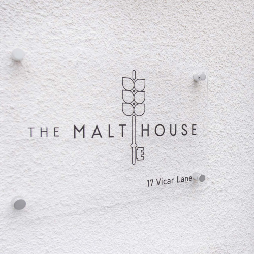 The Malt House signage